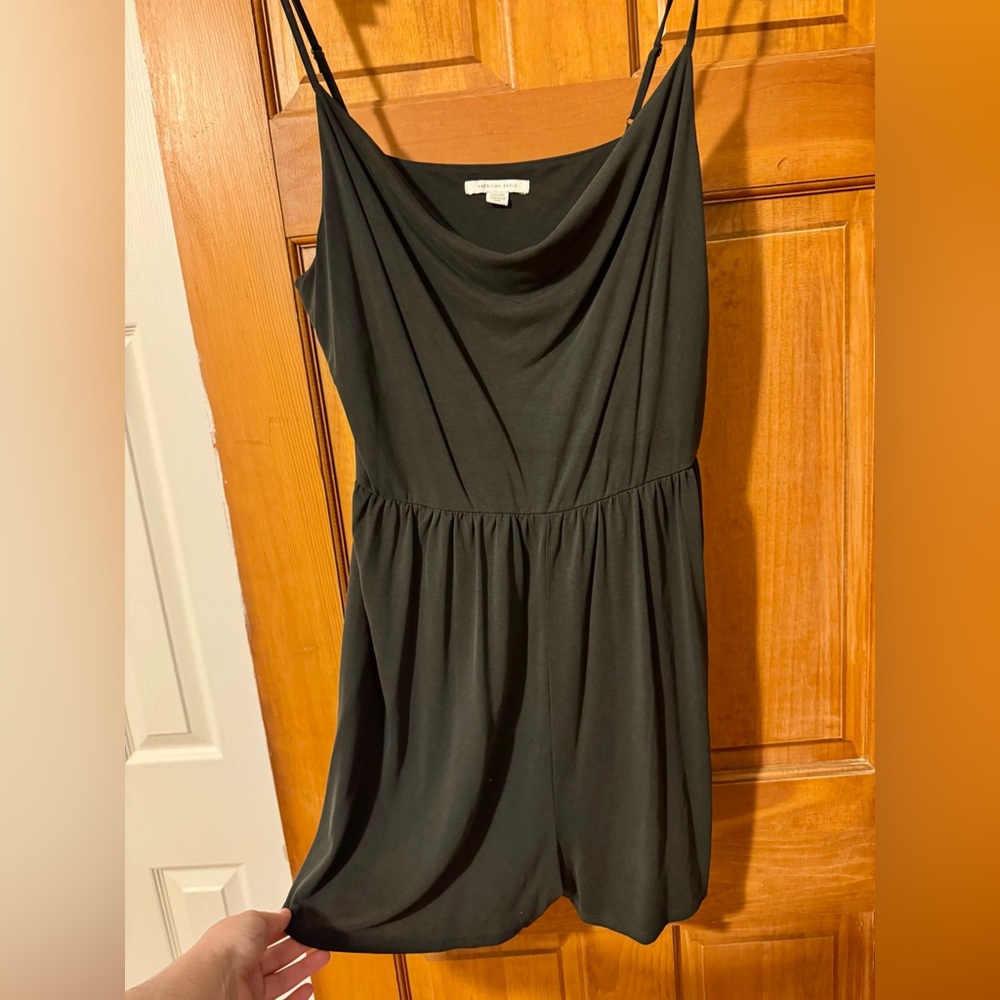 American Eagle Outfitters Spaghetti Strap Black Romper